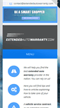 Mobile Screenshot of extendedautowarranty.com